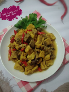Foto resep Tumis Ati Ampela & Tahu Bumbu Kuning