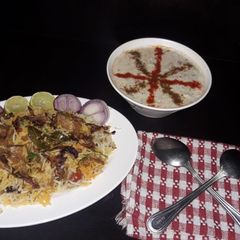 A picture of Jack fruits biryani.