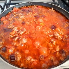 A picture of Spaghetti Bolognese.