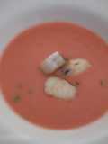 Salmorejo con rape