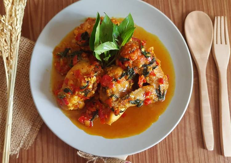 Resep @MANTAP Ayam rica rica kemangi masakan rumahan simple