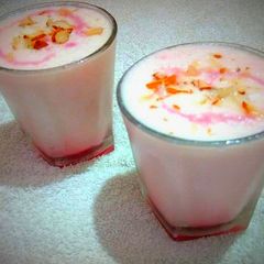 A picture of Pink lassi.