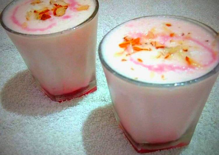 Recipe of Homemade Pink lassi