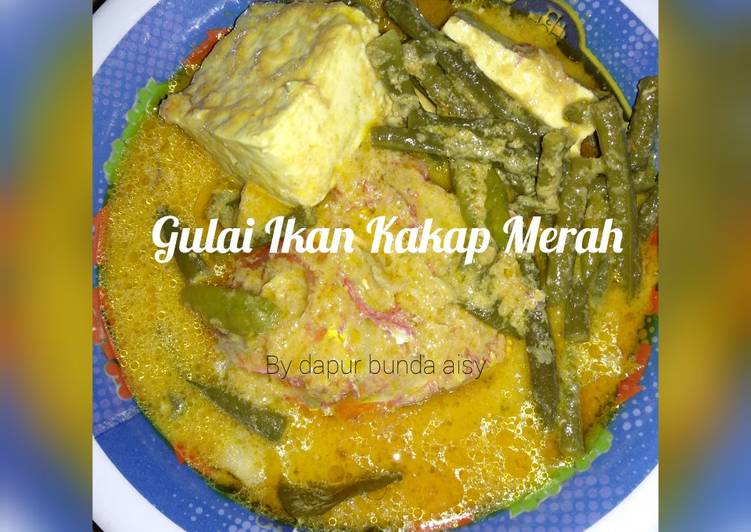 Resep Gulai Ikan Kakap, Bikin Ngiler