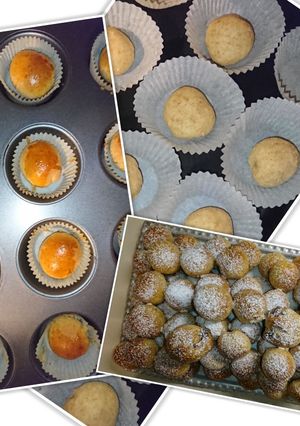 Nutellás muffin fánk recept fotója