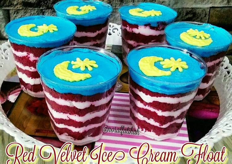 Red Velvet Ice Cream Float