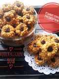 Peanut choco thumbprint