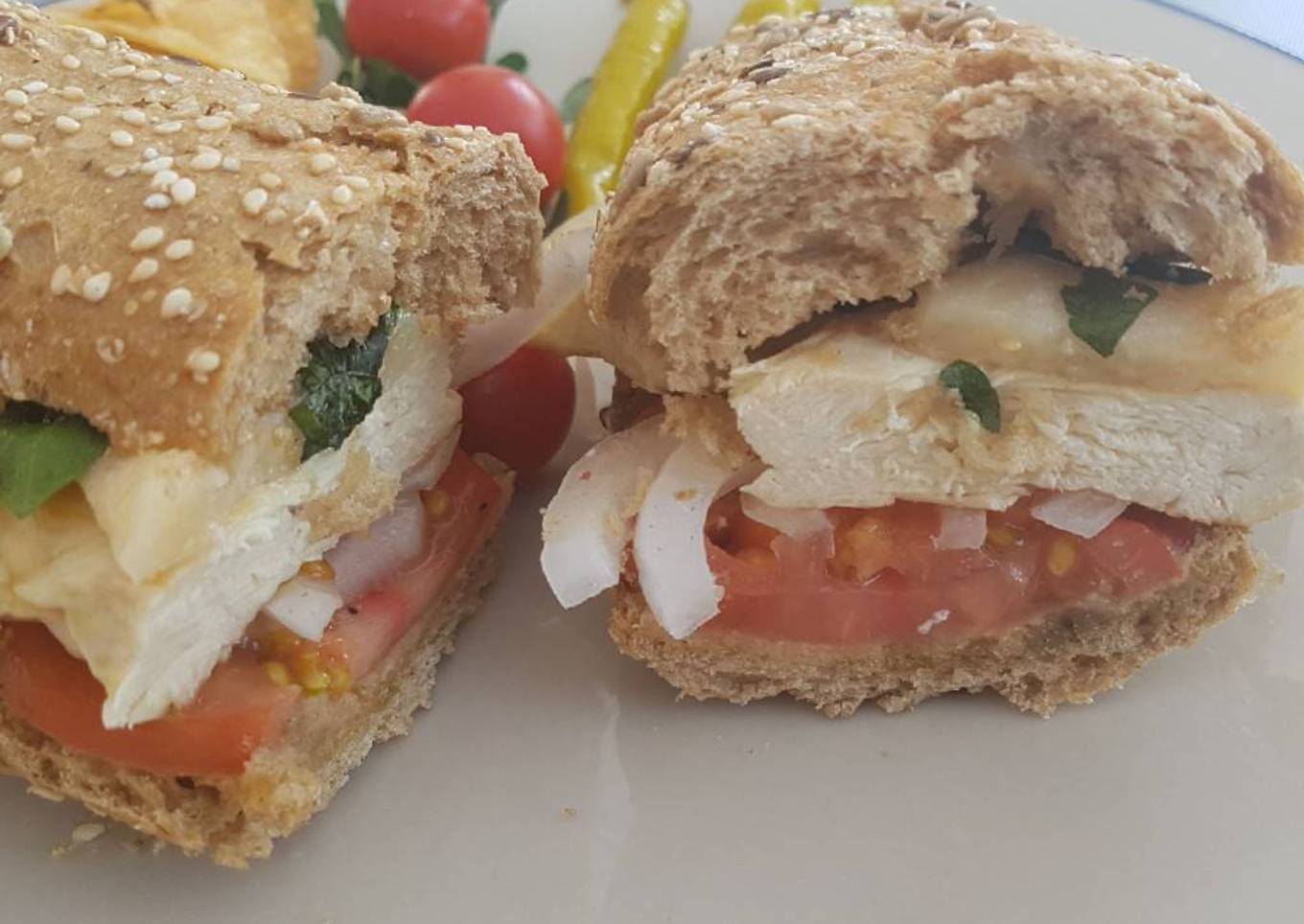 Steps to Make Any-night-of-the-week Best chicken sandwich I have ever
made in my life!!! (so far 😉)