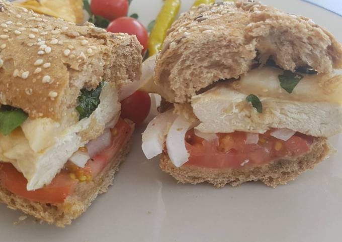 Best chicken sandwich I have ever made in my life!!! (so far )