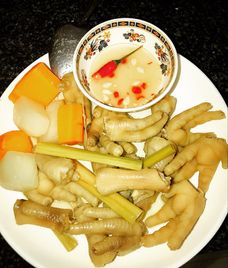 chân gà hầm sả