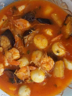 Foto resep Udang vs terong saus asam manis