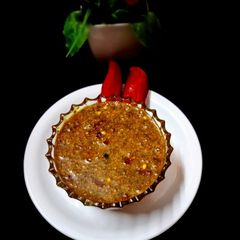A picture of Red Chilli Sweet Pickle.