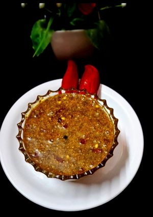 A picture of Red Chilli Sweet Pickle.