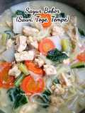 Sayur Bobor (Sawi, Toge, Tempe)