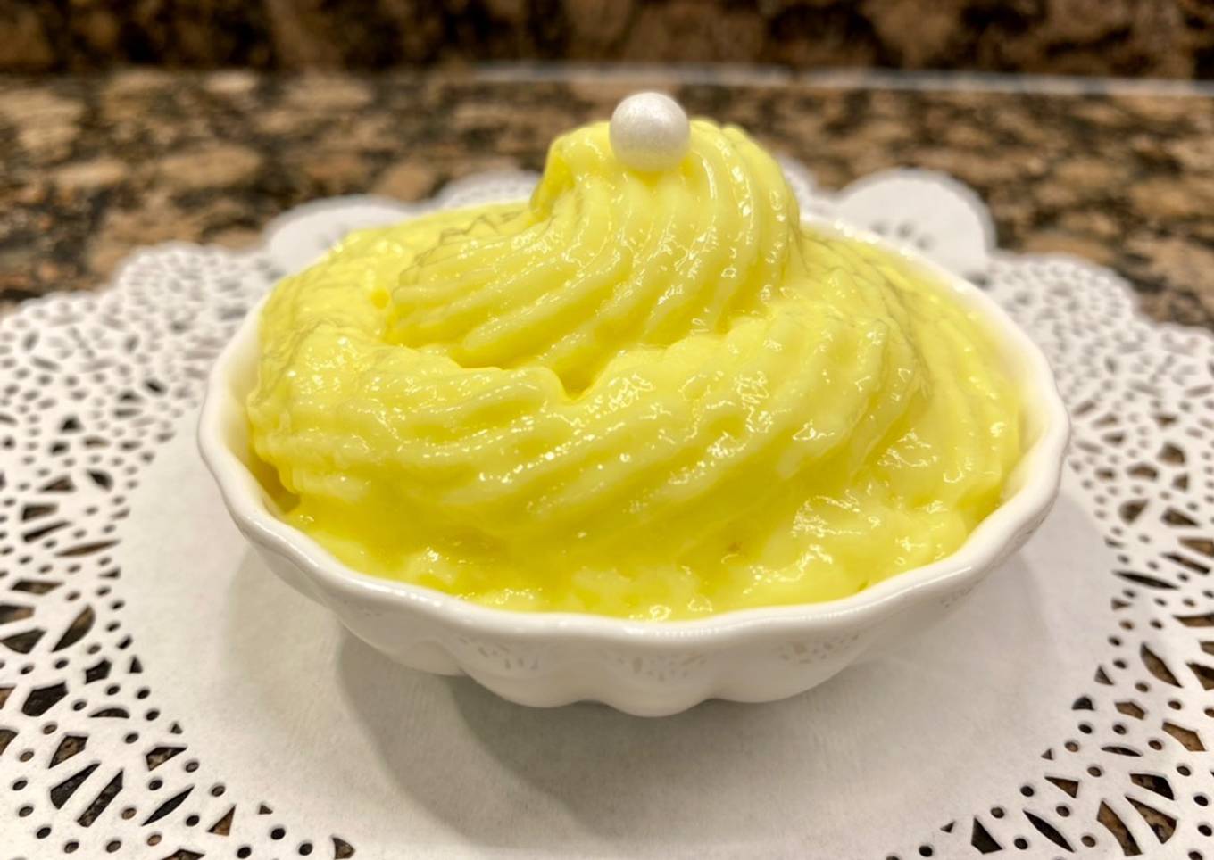 Crema pastelera sin huevo