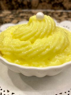 Una foto de Crema pastelera sin huevo