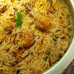 A picture of Chicken Biryani (UP style).