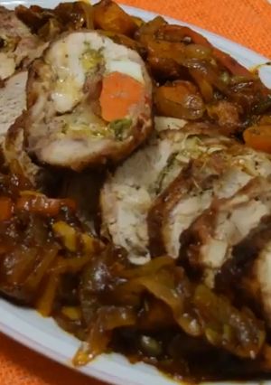 Una foto de Redondo de Pollo al Horno