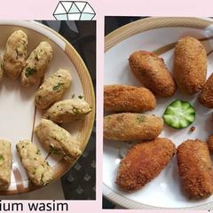A picture of Chicken potato cutlets.