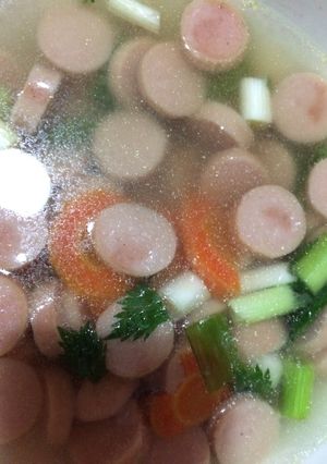 Foto resep Sop Sosis #BikinRamadanBerkesan