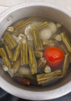 Foto resep Sayur asem klentang (buah kelor)