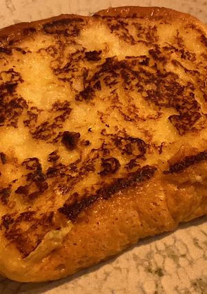 Una foto de Torrija de coco