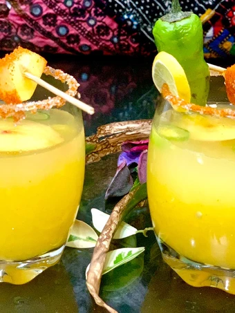 Easy Steps to Prepare Recipe Spicy Mango Margarita that is Can Pamper Your Tongue, Can Spoil the Tongue}