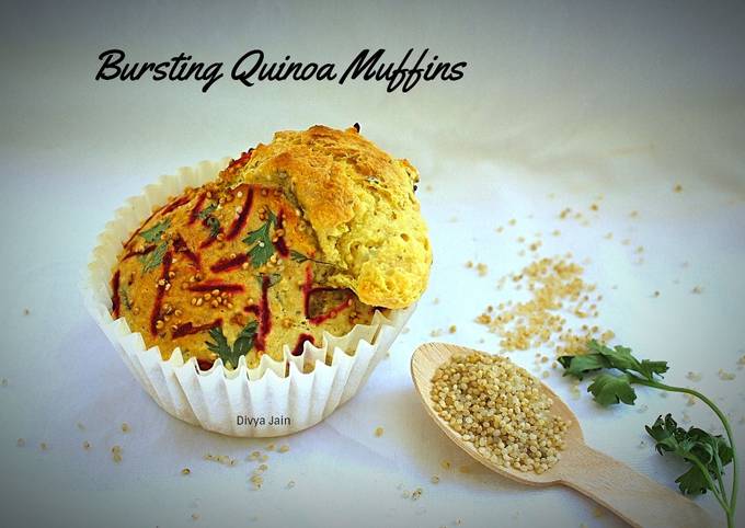 Bursting Quinoa Muffins