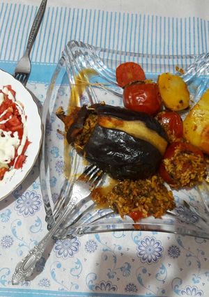 عکسی از دستور دلمه سیب زمینی