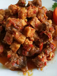 Foto resep Oseng Mercon Daging Tempe