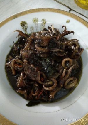 Foto resep Cumi masak hitam