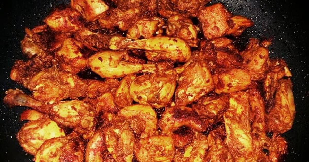 Pan roast Chicken Recipe by Sreevani Macha Cookpad