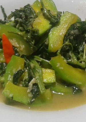 Foto resep 67. OSENG LABU DAN MUDA DAUN KACANG PANJANG