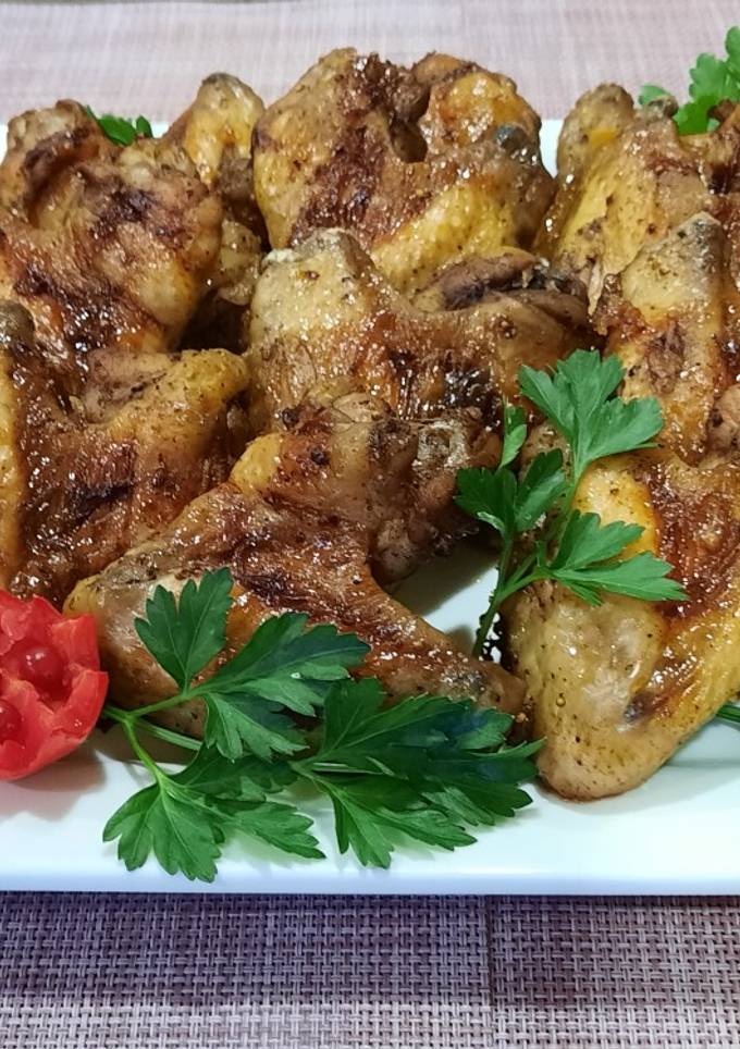 Курячі крильця в медовом соусі