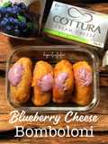 Blueberry Cheese Bomboloni