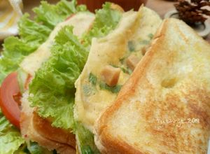 Foto resep Roti john (sandwich Roti tawar)
