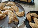 Empanadas de carne dulce y saladas