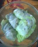 Bắp cải cuộn thịt hấp