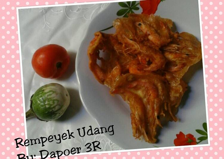 Rempeyek udang gurih & renyah
