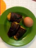 Pisang Tanduk dan Telur Rebus