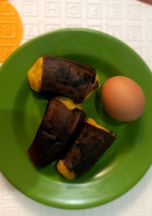 Foto resep Pisang Tanduk dan Telur Rebus