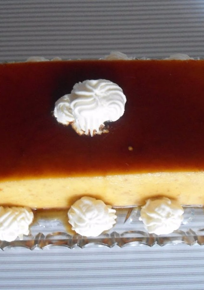 Una foto de Flan de magdalenas