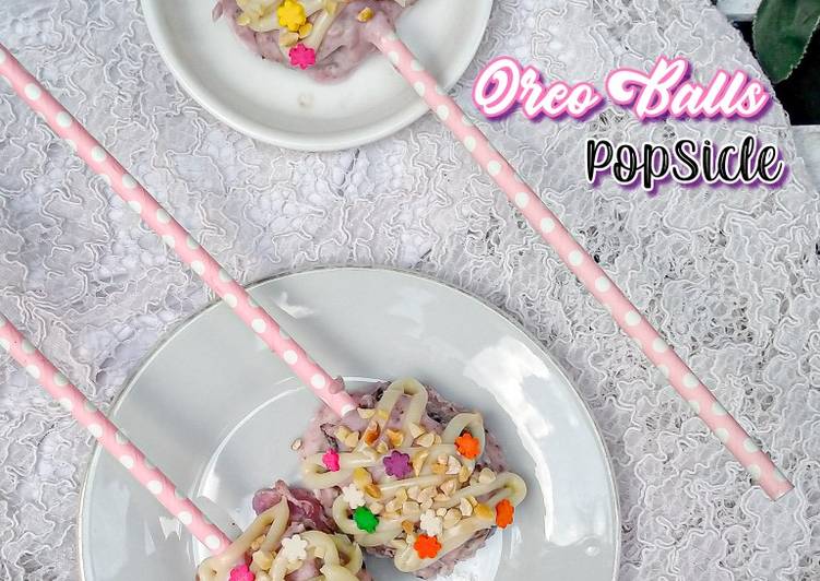 Resep Oreo Balls PopSicle Anti Gagal