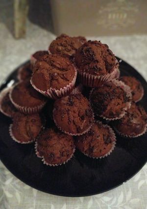 Φωτογραφία της συνταγής Muffins σοκολατένια με άρωμα καφέ
