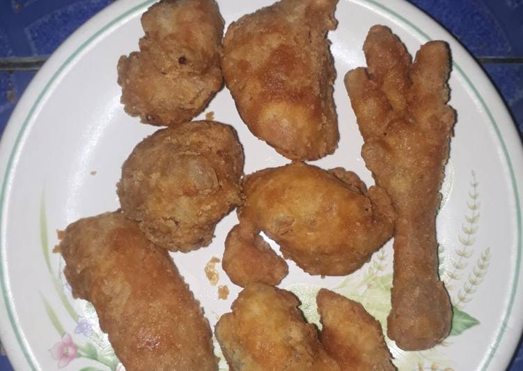 Resep Ayam crispy simple, Bisa Manjain Lidah