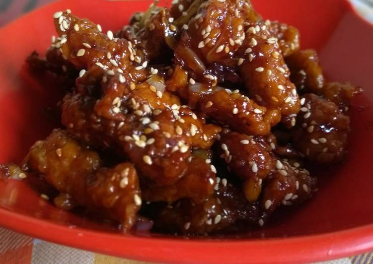 Cara Gampang mengolah Ayam gangjeong versi saya, Bikin Ngiler