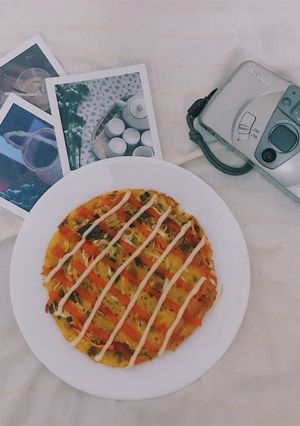 Hình của món Bánh xèo Nhật Bản.