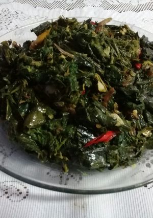 Foto resep Tumis Daun Singkong