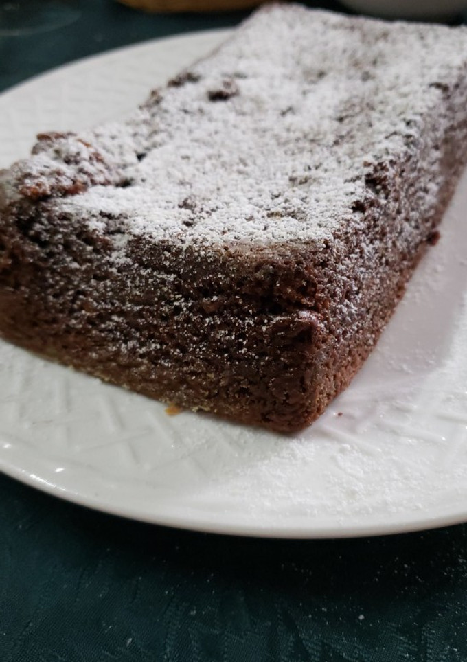 Una foto de Brownies de avena y bananos