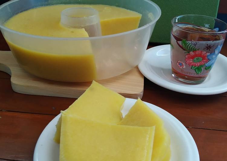 Bagaimana Menyiapkan Puding mangga Anti Gagal